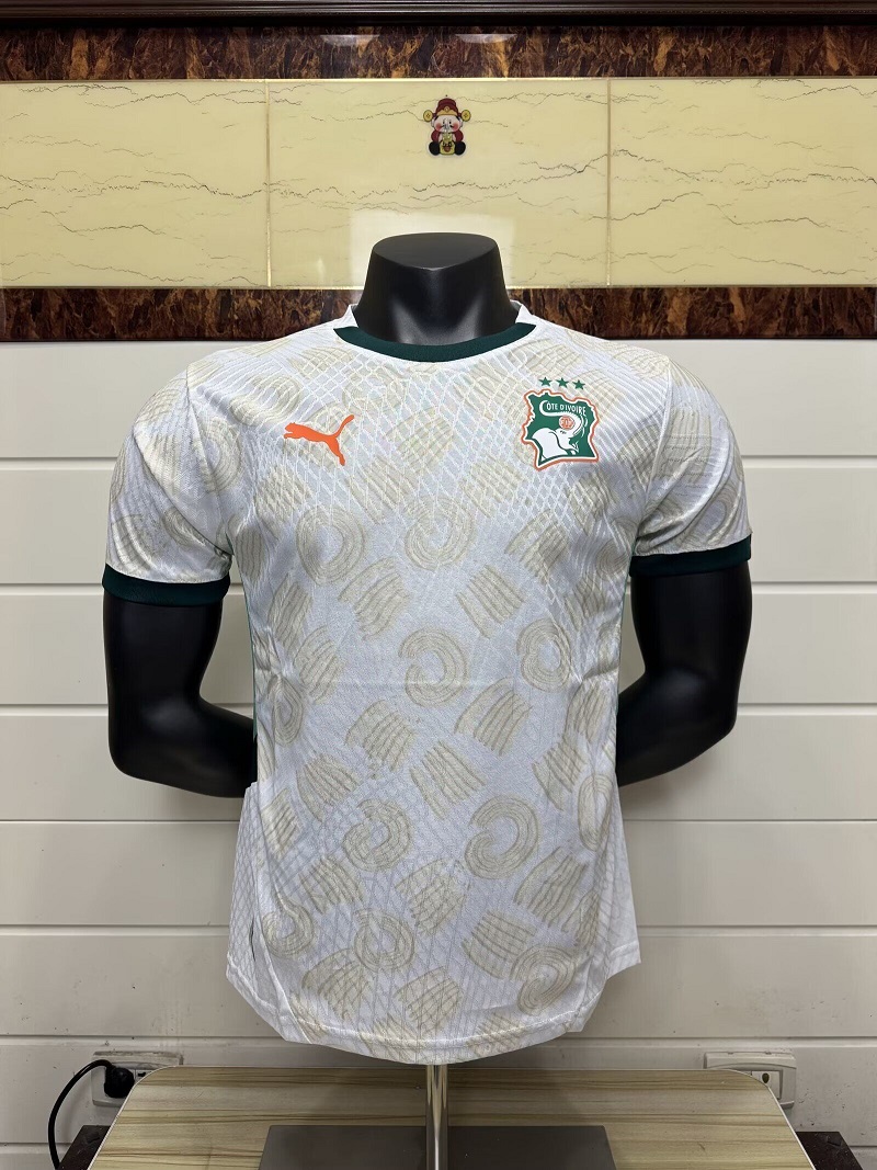 AAA Quality Cote d'Ivoire 2026 Away White Soccer Jersey(Player)